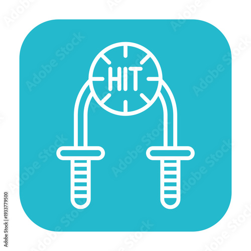 HIIT Workout Vector Icon