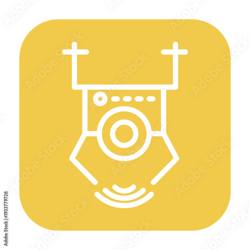 Surveillance Drone Vector Icon