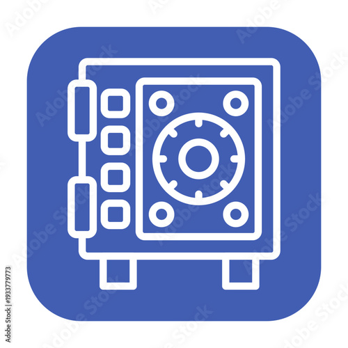 Vault Door Vector Icon