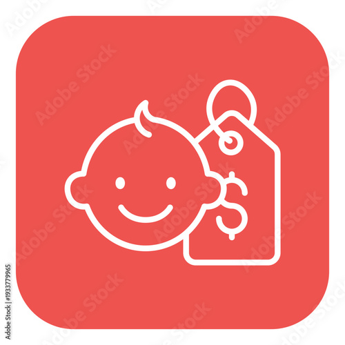 Kids Prices Vector Icon