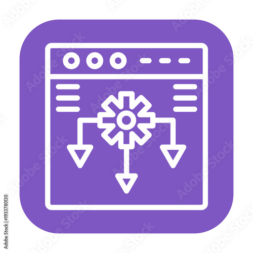 Design Algorithm Vector Icon