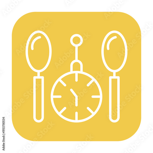 Intermittent Fasting Vector Icon