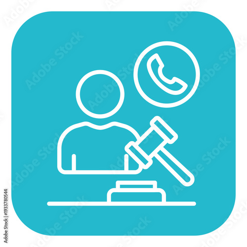 Absentee Bid Vector Icon