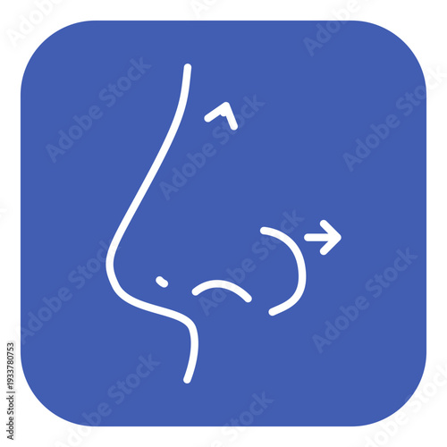 Rhinoplasty Vector Icon