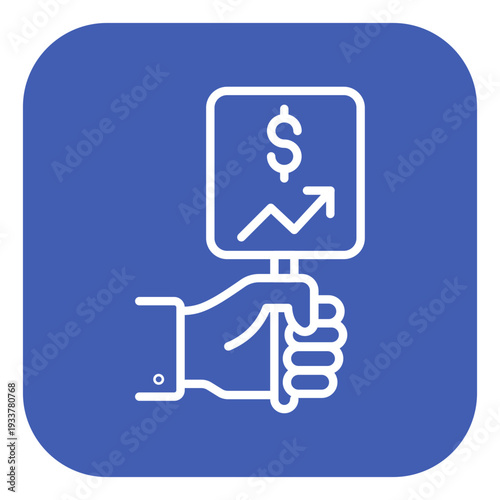 Bid Increment Vector Icon
