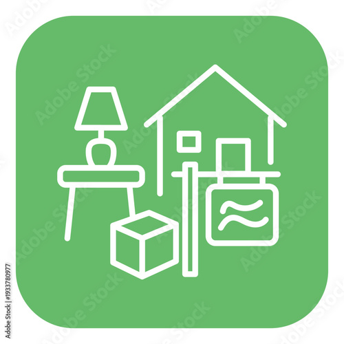 Estate Sale Vector Icon