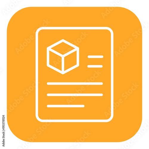 Item Description Vector Icon