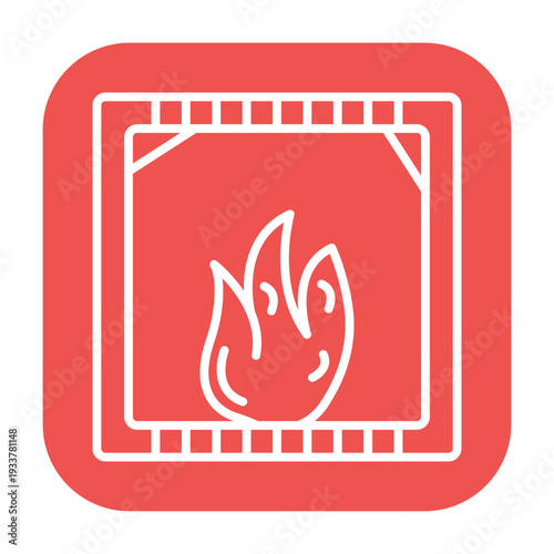 Flammable Vector Icon