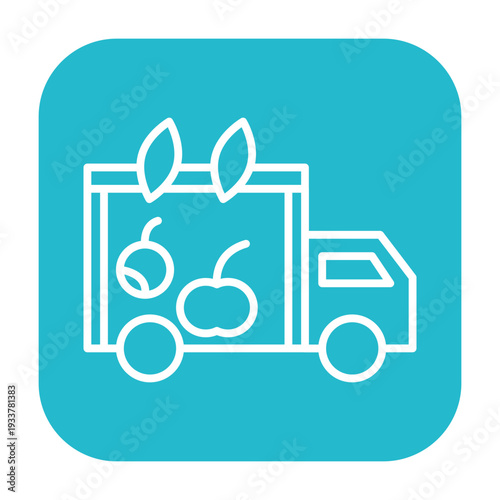 Groceries Delivery Vector Icon