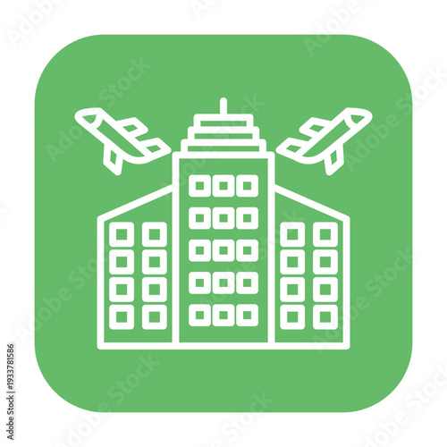 City Vacation Vector Icon