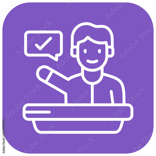 Assertiveness Vector Icon