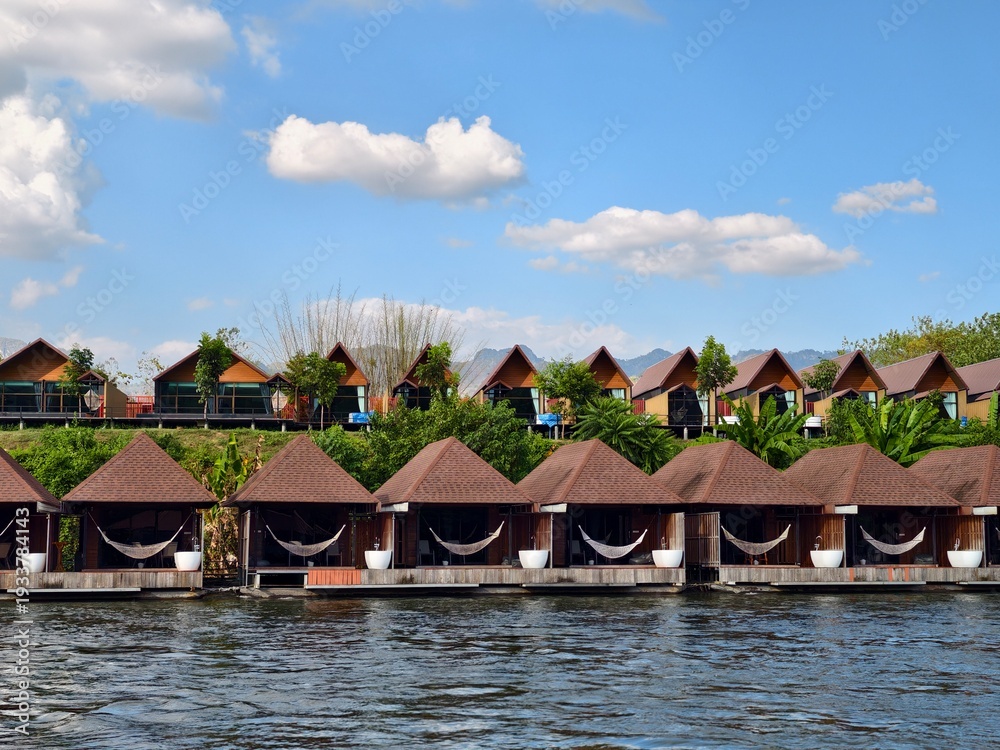 Fototapeta premium tropical beach with tropical island