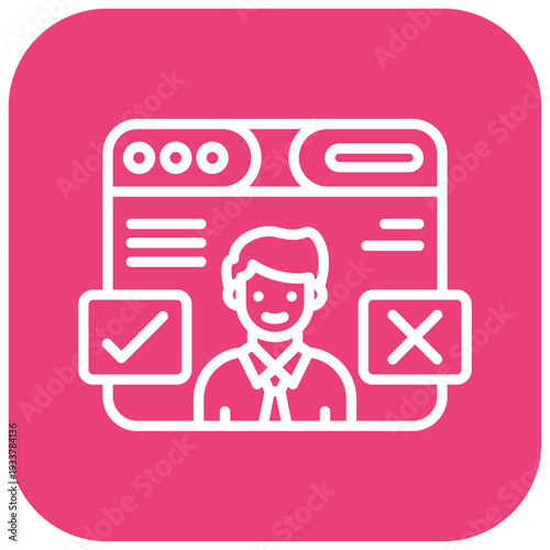 User Acceptance Testing Vector Icon