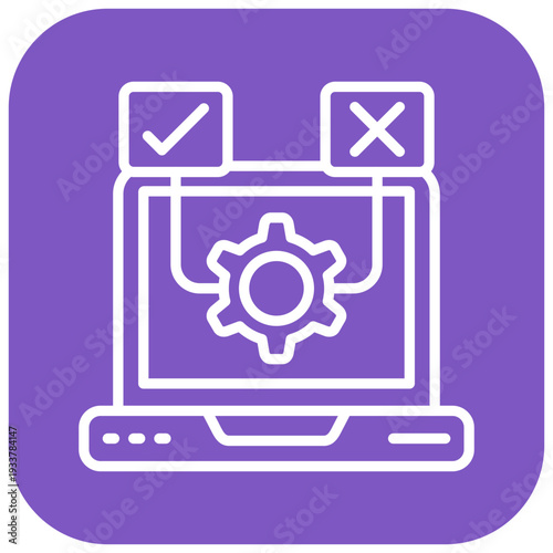 System Testing Vector Icon