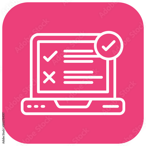 Sanity Testing Vector Icon