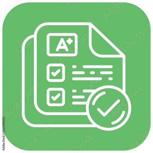 Test Result Vector Icon