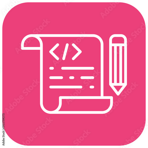 Test Script Vector Icon