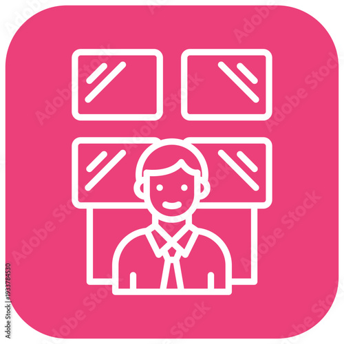 Newsroom Vector Icon