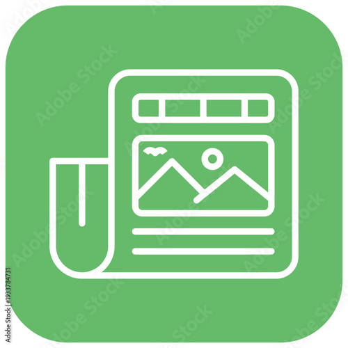 Tabloid Vector Icon