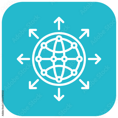 Network Expansion Vector Icon