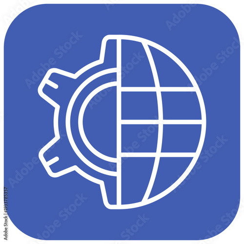 Network Optimization Vector Icon