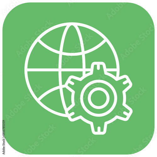 Network Optimization Vector Icon