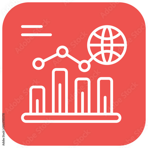 Network Growth Vector Icon