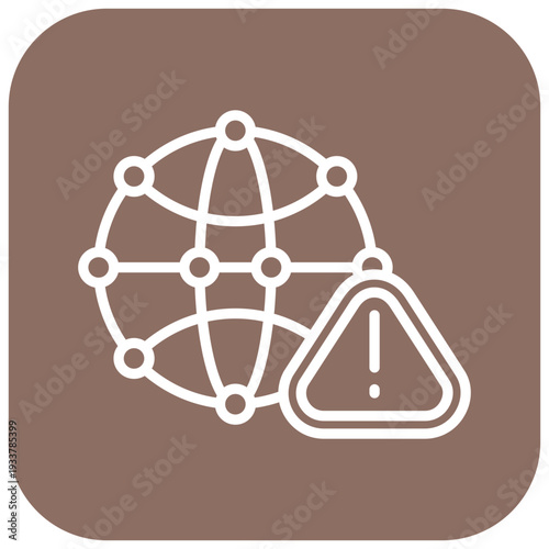 Network Troubleshooting Vector Icon