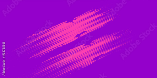 Running Poster Design %E2%80%93 Abstract Colorful Splash Illustration in Purple and Blue for City Marathon