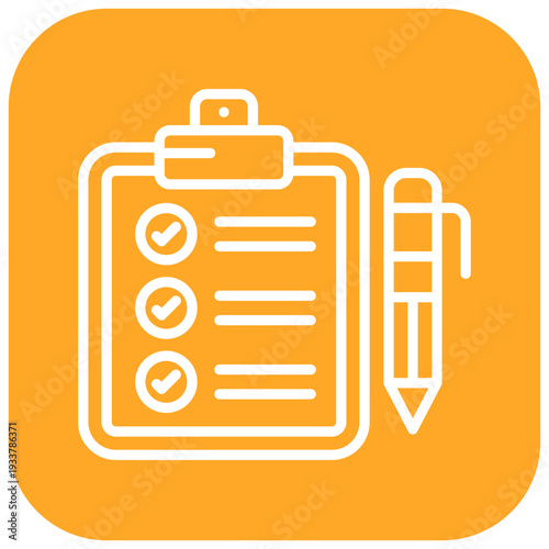 Inquiry Form Vector Icon