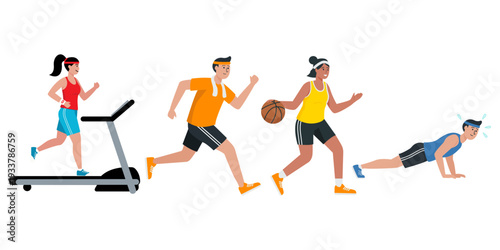 Sport Activity Illustration
