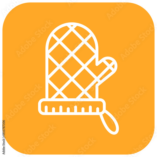Oven mitts Vector Icon