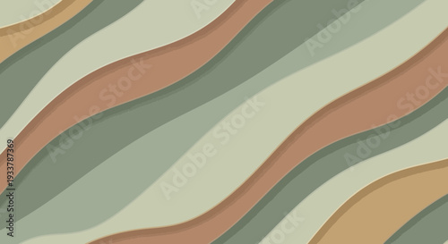 Abstract wavy lines in muted earth tones creating a subtle and sophisticated background pattern