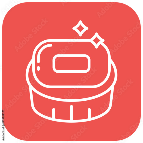 Soap dish Vector Icon