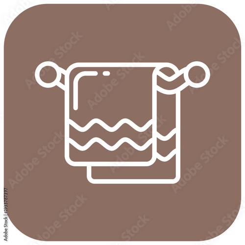 Towel Vector Icon