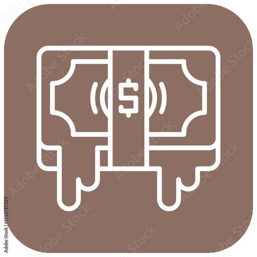 Dirty Money Vector Icon