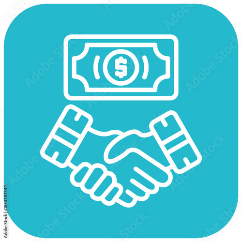 Shady Deal Vector Icon