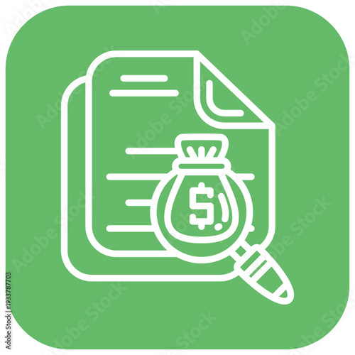 Embezzlement Trail Vector Icon