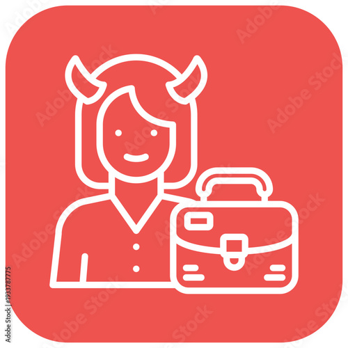 Corrupt Businessman Vector Icon