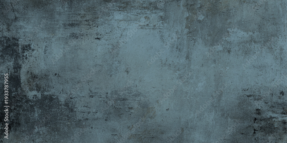 Fototapeta premium Beautiful abstract decorative navy blue dark stucco wall background art rough stylized texture banner with space for text blue wall pattern paint antique.