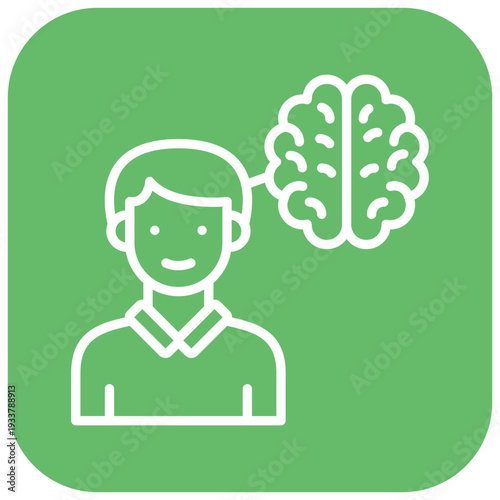 Human Brain Vector Icon