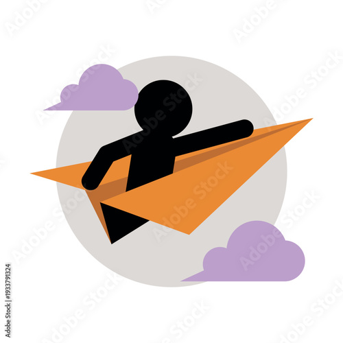 Fast Career Advancement Illustration