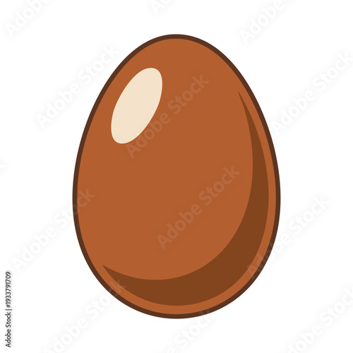 Brown Egg Illustration