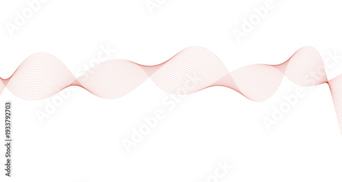 Abstract Neon Flowing Wave Background – Modern Digital Technology Lines PNG.