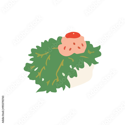 Funny inscriptions about food and sushi.