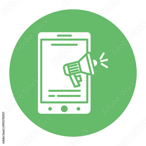 Mobile Advertising Icon