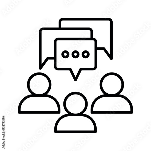 Communication and Collaboration Icon