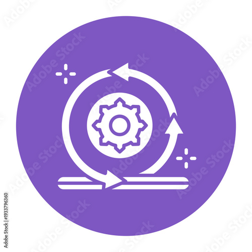 Stages Processing Icon