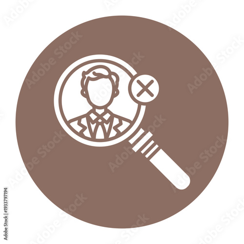 Not Suitable Candidate Icon