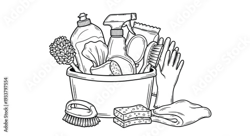 Simple and clean vector file illustration on a plain white background